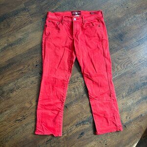 LUCKY BRAND Coral Sweet Crop Jeans EUC (8/29)